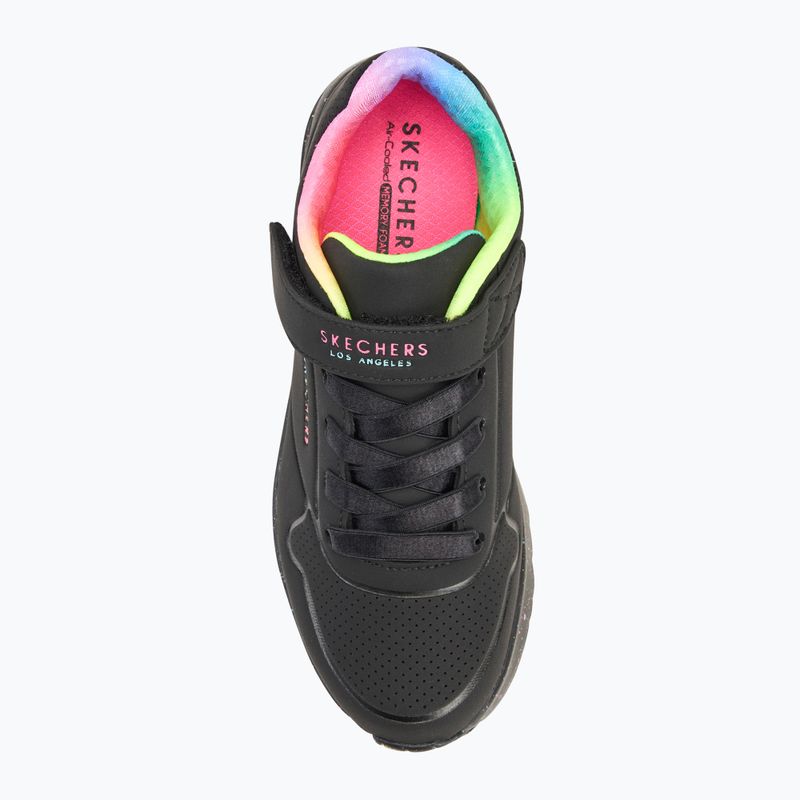 Încălțăminte pentru copii SKECHERS Uno Lite Rainbow Specks black/multicolor