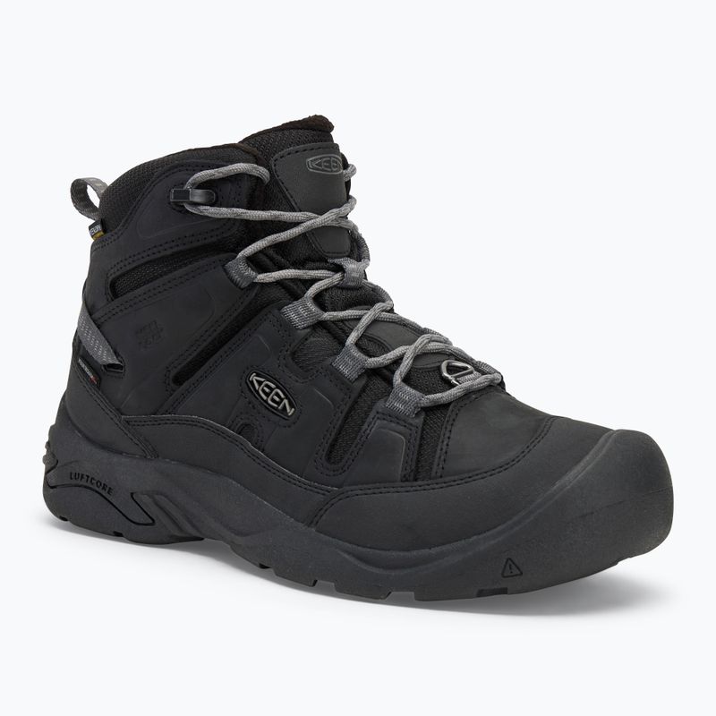 Încălțăminte de drumeție pentru bărbați KEEN Circadia Mid Polar black/steel grey