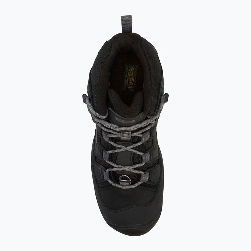 Încălțăminte de drumeție pentru bărbați KEEN Circadia Mid Polar black/steel grey 5