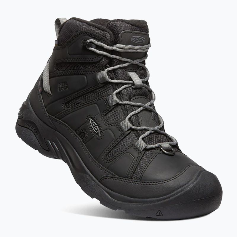 Încălțăminte de drumeție pentru bărbați KEEN Circadia Mid Polar black/steel grey 8