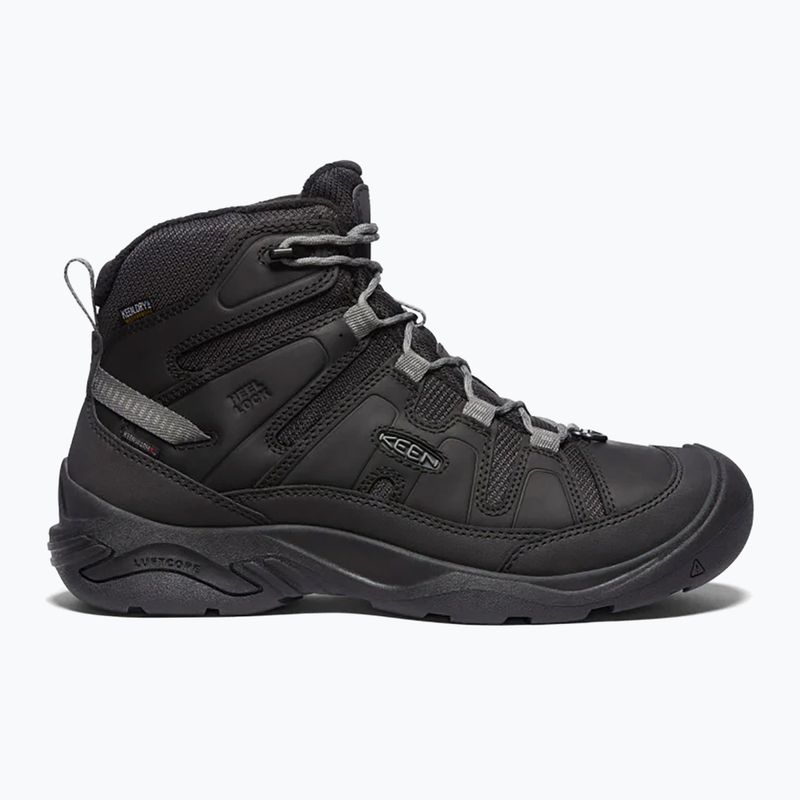 Încălțăminte de drumeție pentru bărbați KEEN Circadia Mid Polar black/steel grey 9