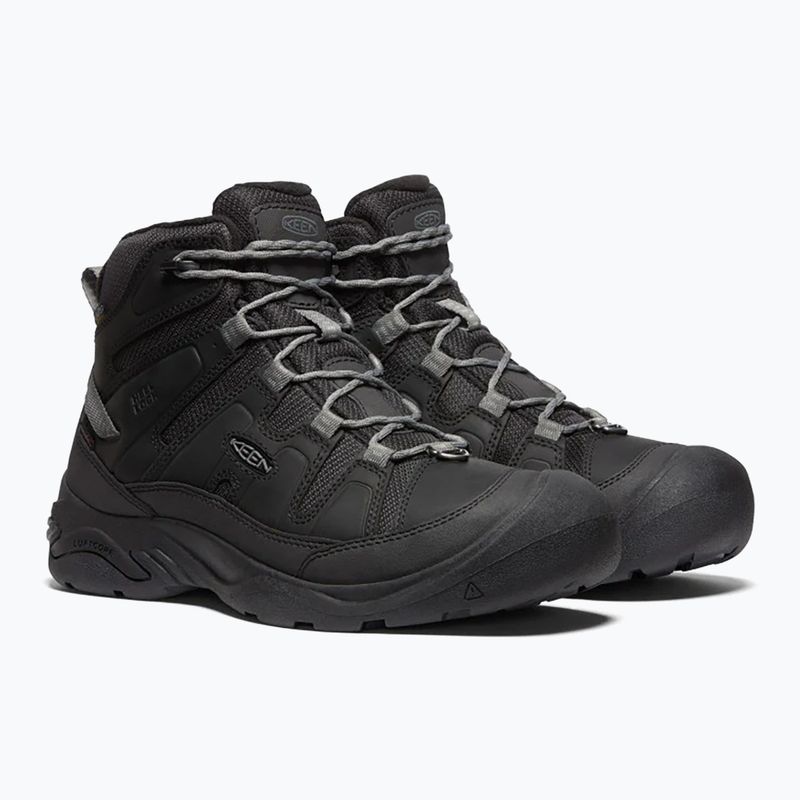 Încălțăminte de drumeție pentru bărbați KEEN Circadia Mid Polar black/steel grey 10