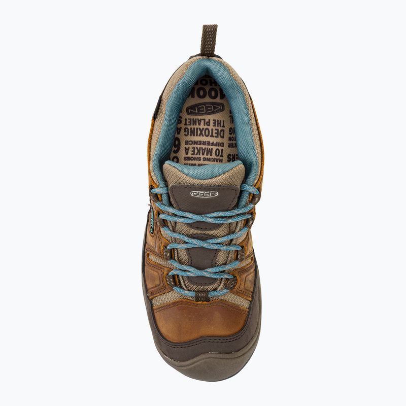 Încălțăminte de trekking pentru femei KEEN Circadia WP syrup/north atlantic 5