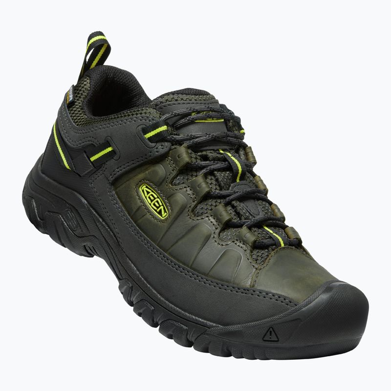 Cizme de trekking pentru bărbați KEEN Targhee III Wp verde-negru 1026860 10