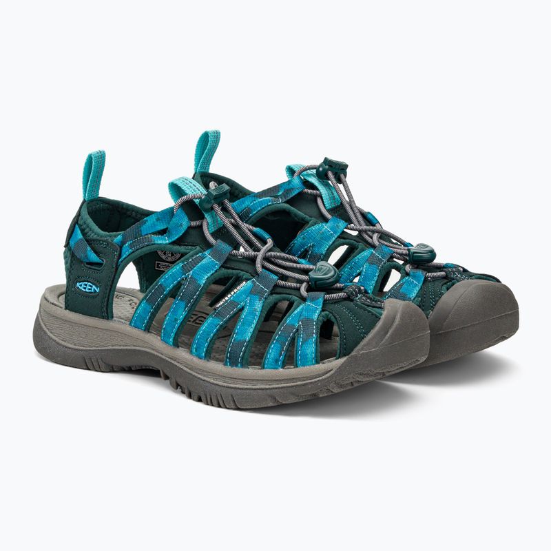 Sandale de trekking pentru femei Keen Whisper Sea Moss albastre 1027362 4