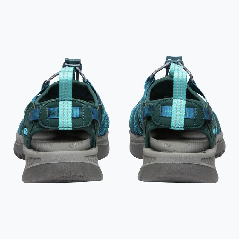 Sandale de trekking pentru femei Keen Whisper Sea Moss albastre 1027362 14