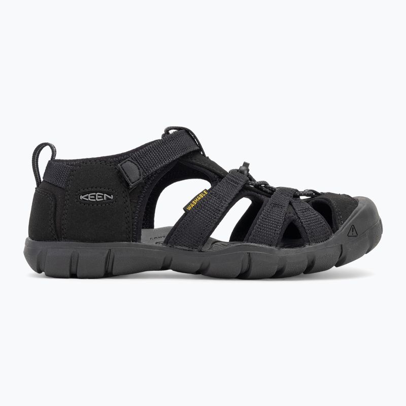 Sandale pentru juniori KEEN Seacamp II CNX black/ grey 2