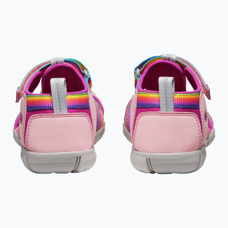 Sandale de trekking pentru copii Keen Seacamp II CNX roz-colorate 1027421 12