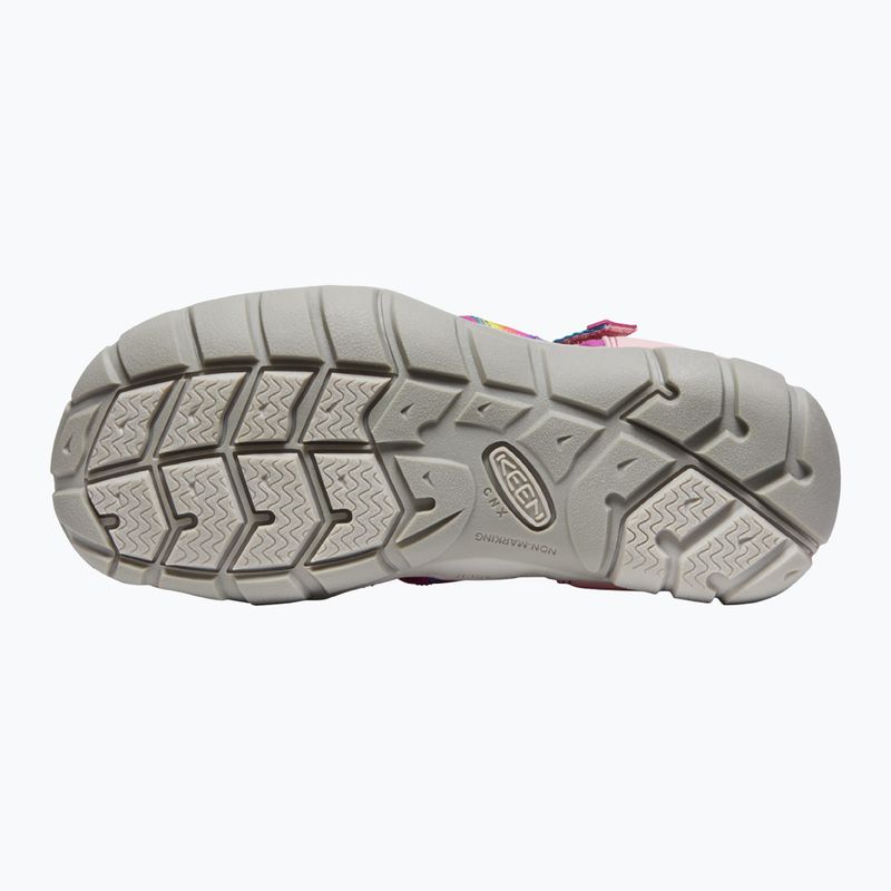 Sandale de trekking pentru copii Keen Seacamp II CNX roz-colorate 1027421 13