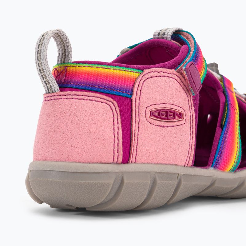 Sandale de trekking pentru copii Keen Seacamp II CNX roz-colorate 1027421 7
