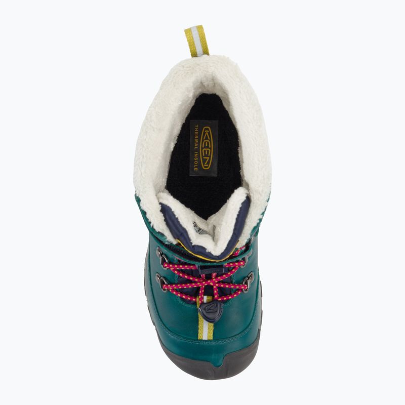 KEEN Kanibou WP Deep lagoon/jazzy cizme de trekking pentru copii 6