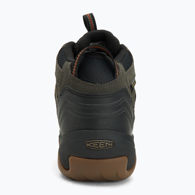 Încălțăminte de trekking pentru bărbați KEEN Headout Mid Waterproof black olive/fossil orange 6