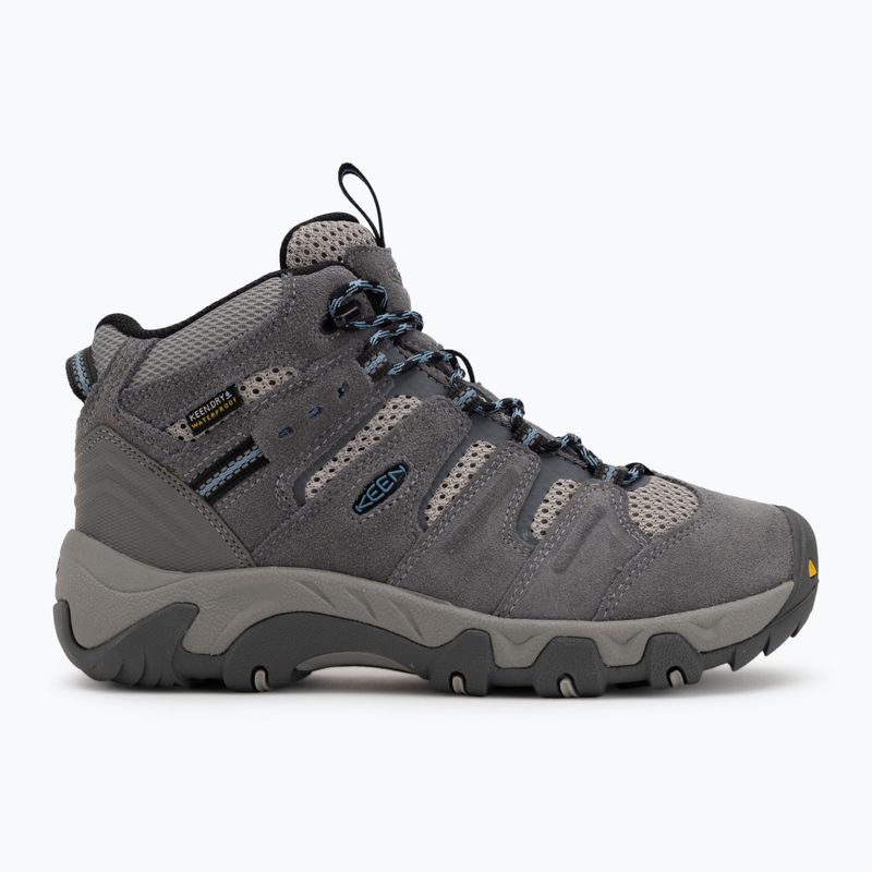 Încălțăminte de trekking pentru femei KEEN Headout Mid Waterproof steel grey/blue heaven 2