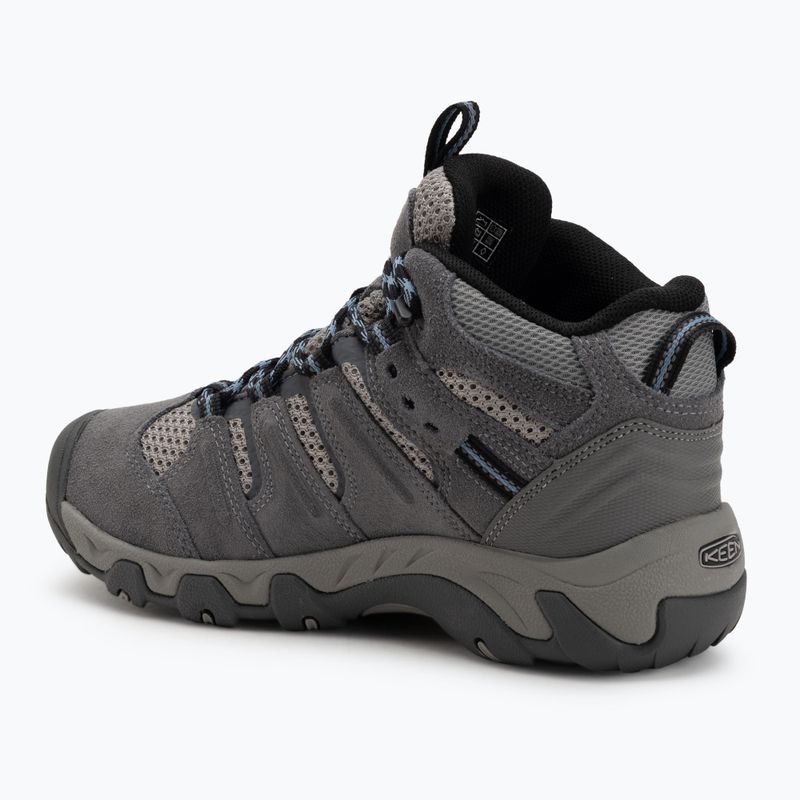 Încălțăminte de trekking pentru femei KEEN Headout Mid Waterproof steel grey/blue heaven 3