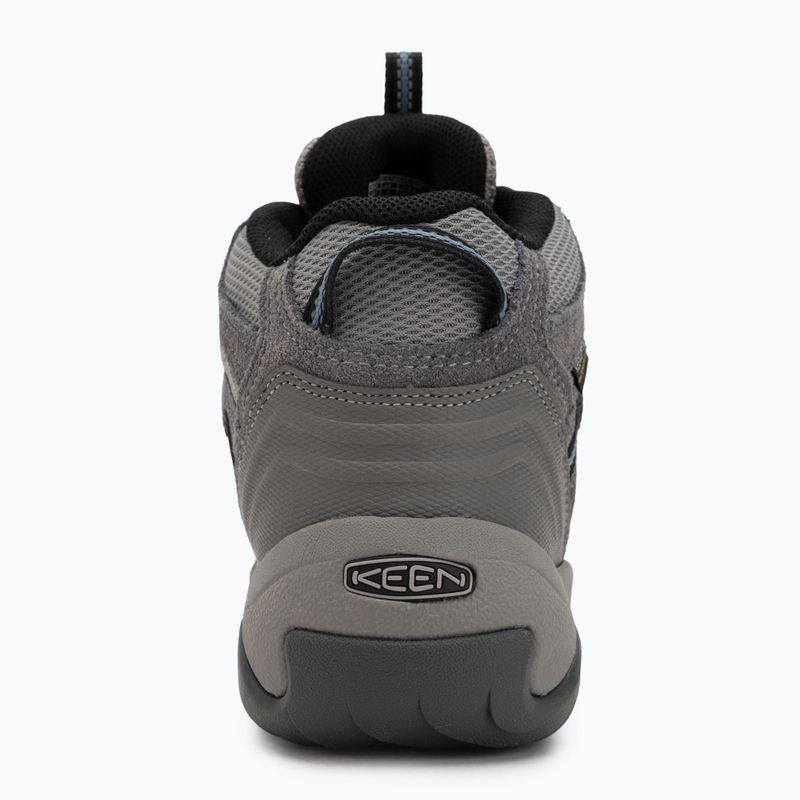 Încălțăminte de trekking pentru femei KEEN Headout Mid Waterproof steel grey/blue heaven 6