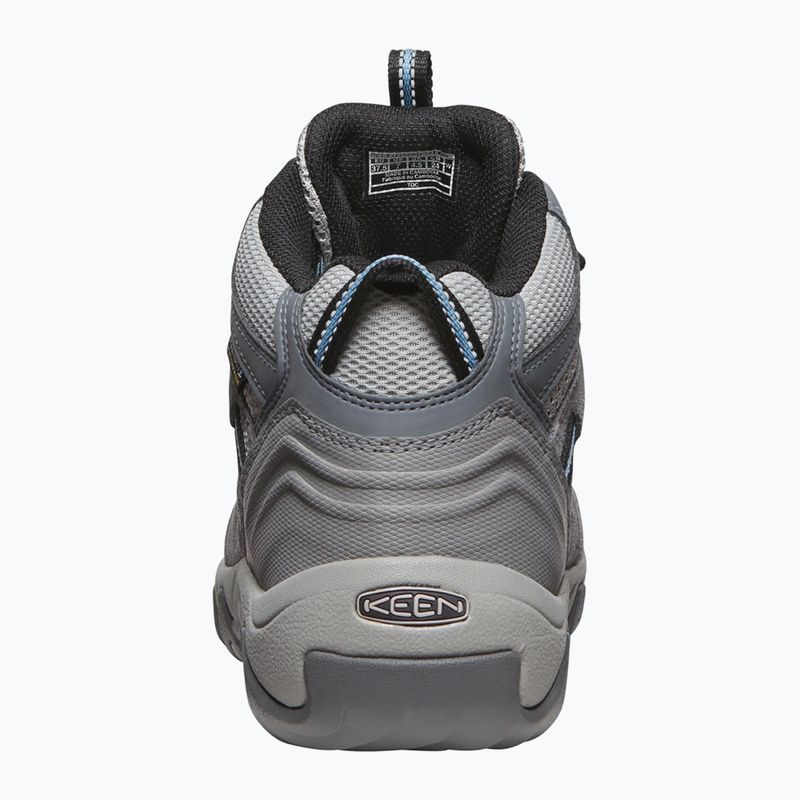 Încălțăminte de trekking pentru femei KEEN Headout Mid Waterproof steel grey/blue heaven 12