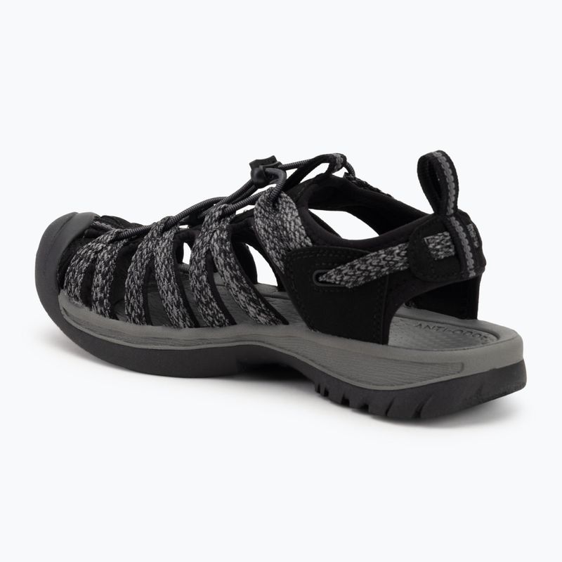 Sandale pentru femei KEEN Whisper black/ steel grey 3