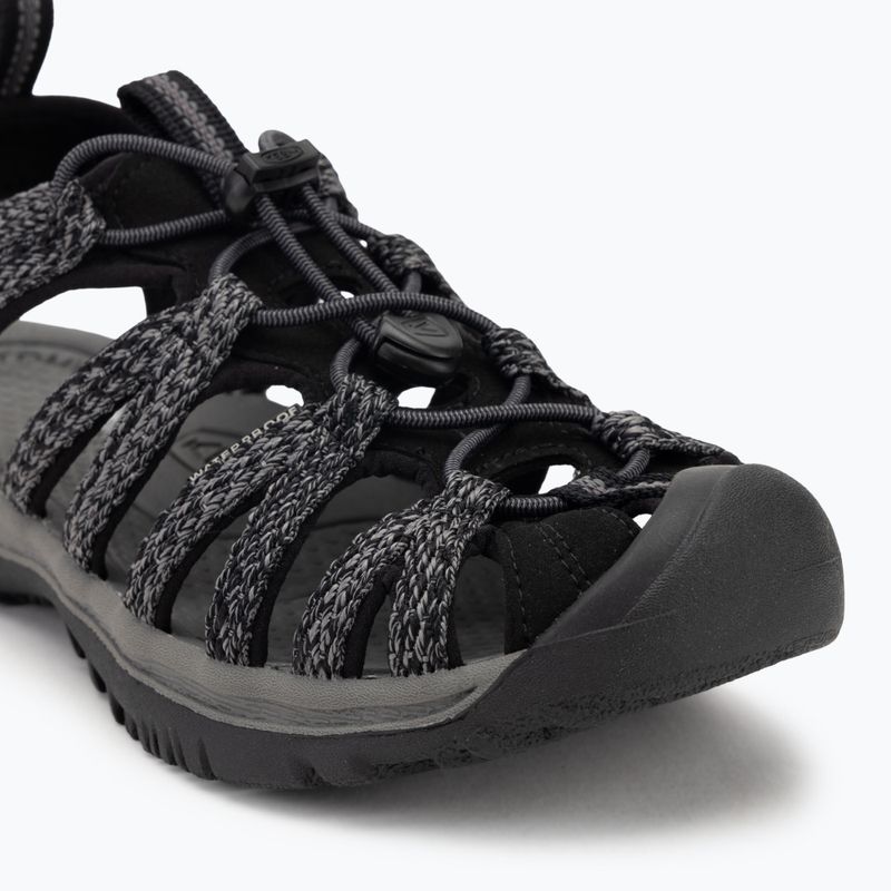 Sandale pentru femei KEEN Whisper black/ steel grey 7