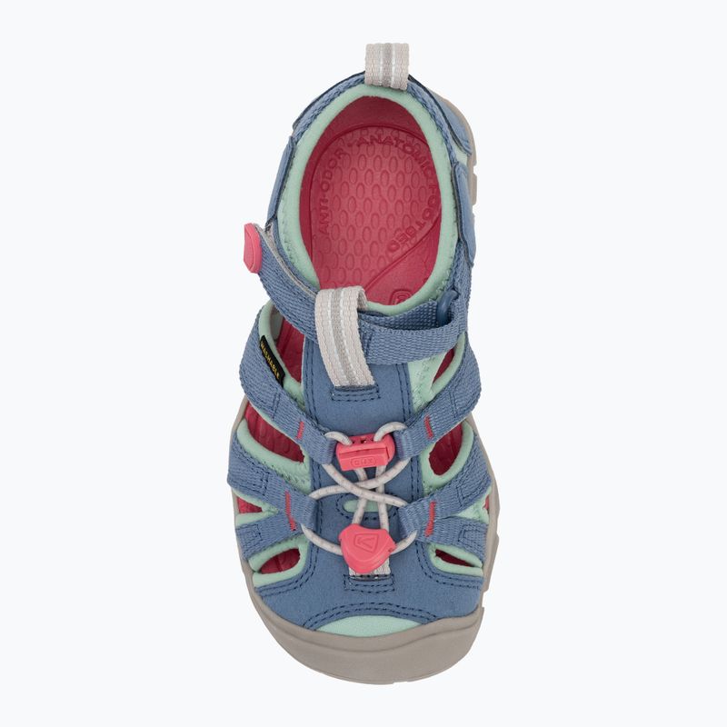 KEEN Seacamp II CNX albastru coronet/roz aprins sandale pentru copii 5