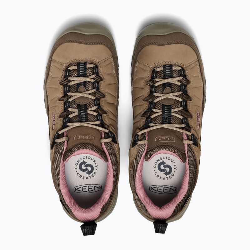 Încălțăminte de trekking pentru femei KEEN Targhee IV Wp brindle/nostalgia rose 6