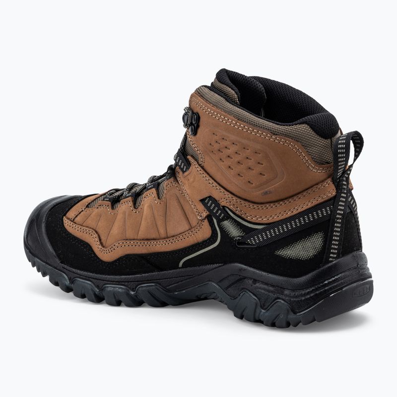 Încălțăminte de trekking pentru bărbați KEEN Targhee IV Mid Wp wide bison /brindle 3