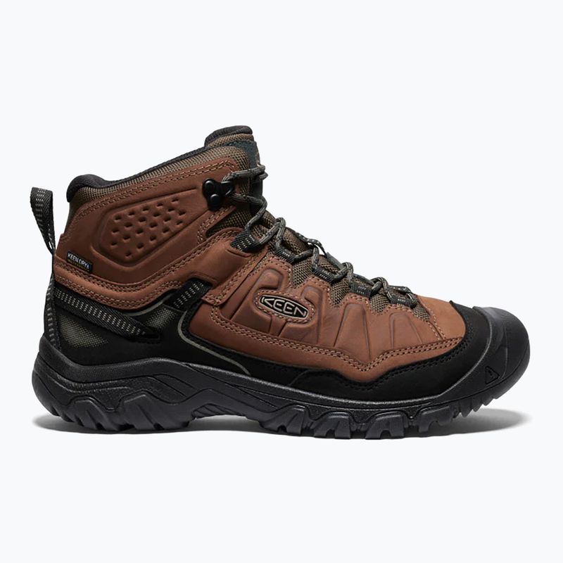 Încălțăminte de trekking pentru bărbați KEEN Targhee IV Mid Wp wide bison /brindle 8