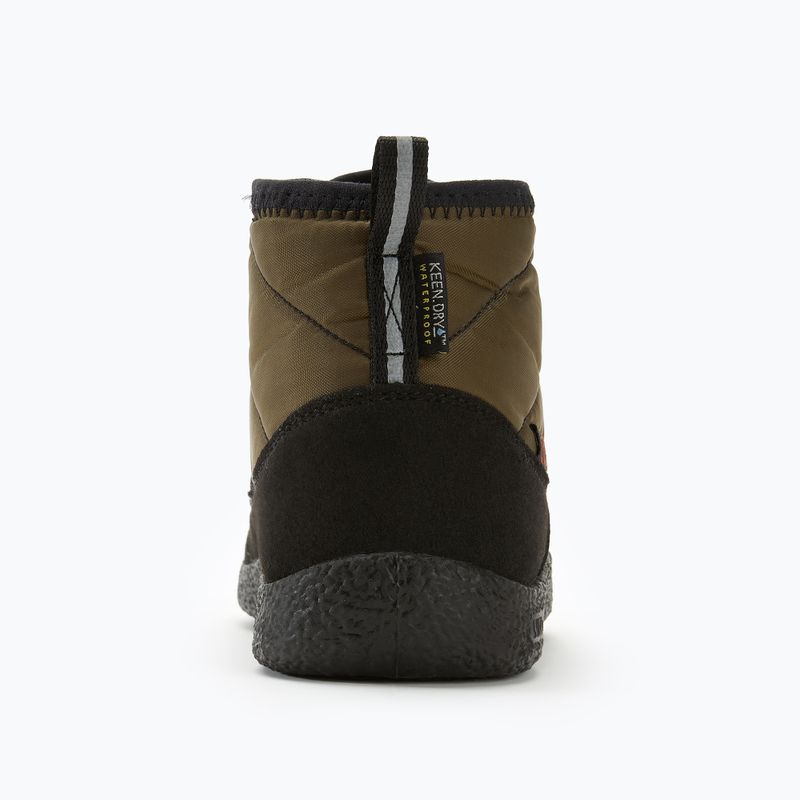 KEEN Howser II Chukka WP cizme pentru copii dark olive/gold flame 6