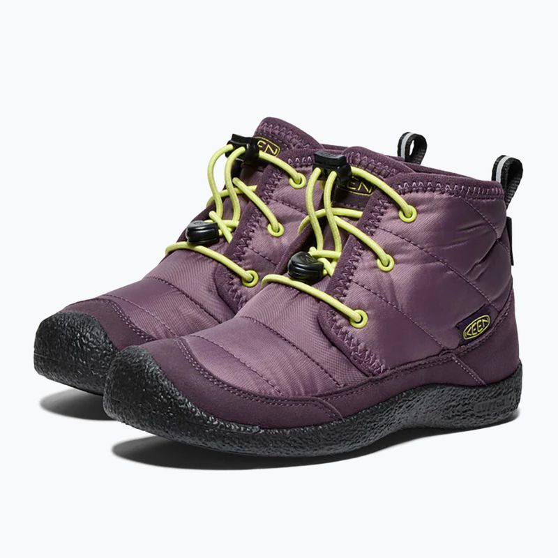KEEN Howser II Chukka WP cizme junior plum perfect/daiquiri green