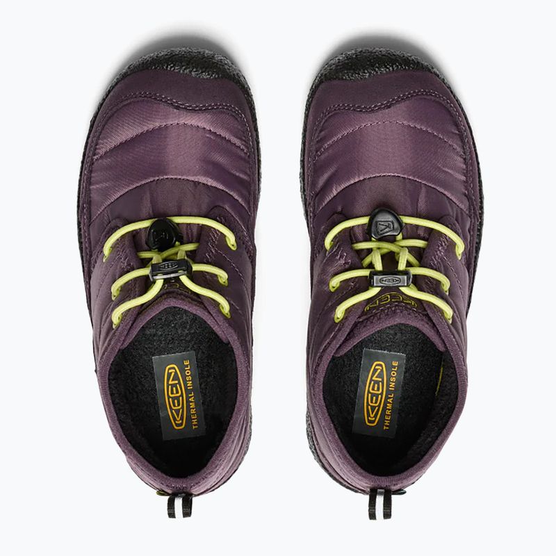 KEEN Howser II Chukka WP cizme junior plum perfect/daiquiri green