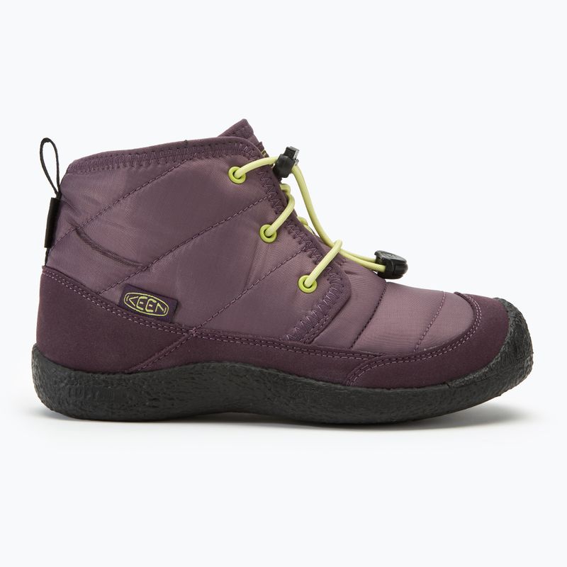 KEEN Howser II Chukka WP cizme junior plum perfect/daiquiri green 2