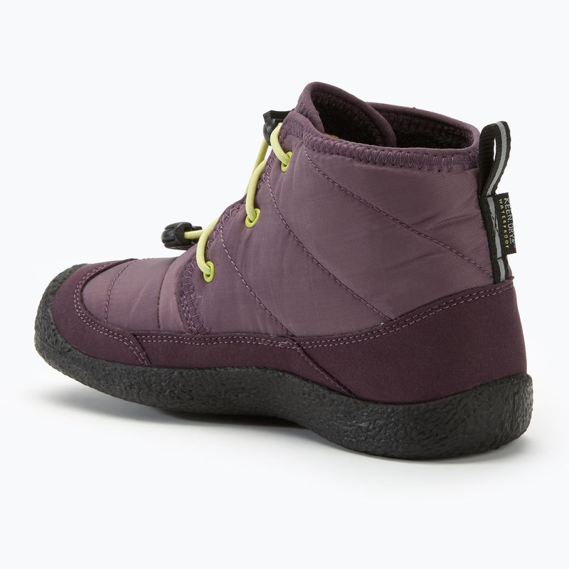 KEEN Howser II Chukka WP cizme junior plum perfect/daiquiri green