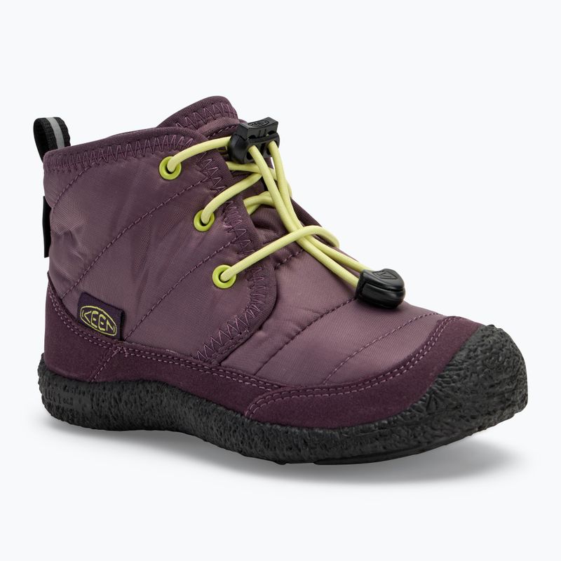 KEEN Howser II Chukka WP pantofi pentru copii plum perfect/daiquiri green