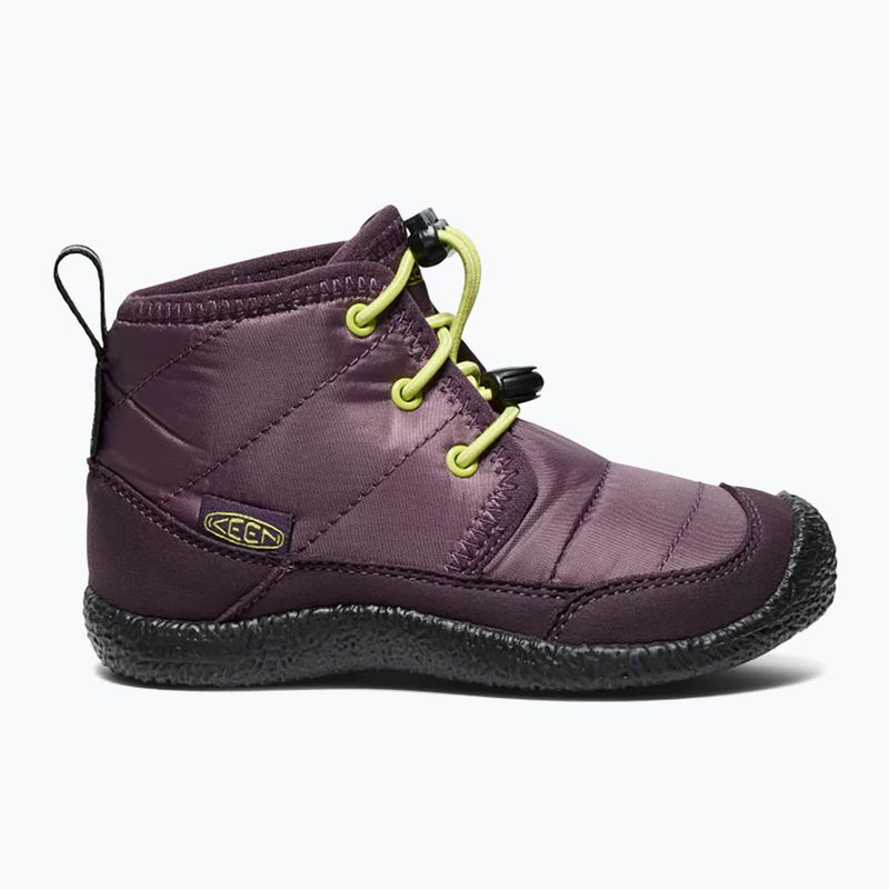 KEEN Howser II Chukka WP pantofi pentru copii plum perfect/daiquiri green 8