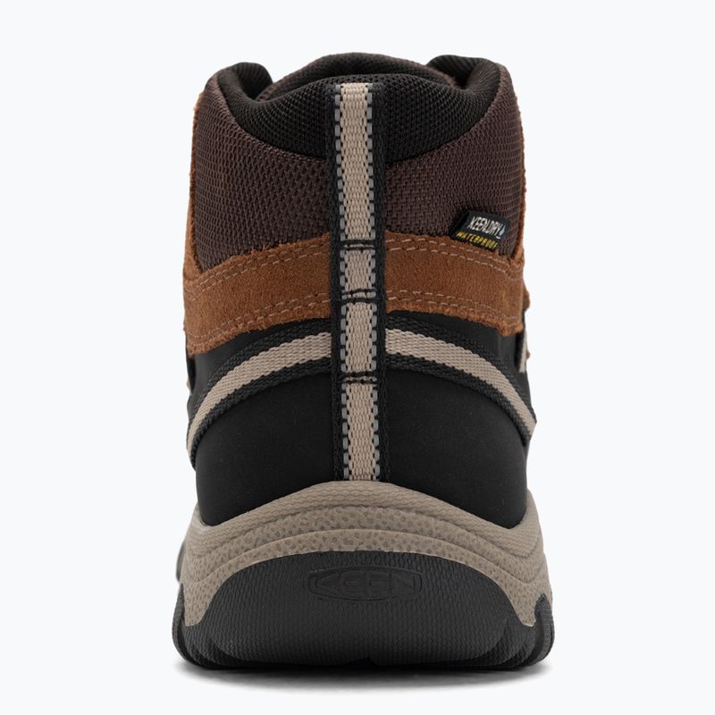 Încălțăminte de trekking pentru copii KEEN Targhee IV Mid Waterproof bison/brindle 6