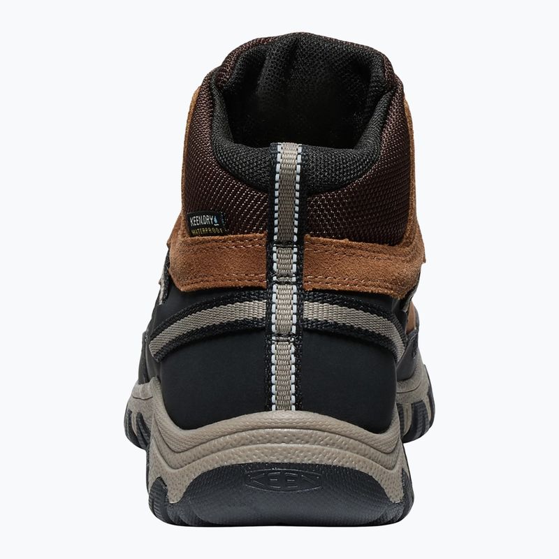 Încălțăminte de trekking pentru copii KEEN Targhee IV Mid Waterproof bison/brindle 9