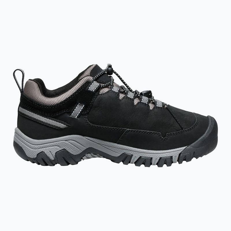 Încălțăminte de trekking pentru copii KEEN Targhee IV Low Waterproof black/steel grey 3
