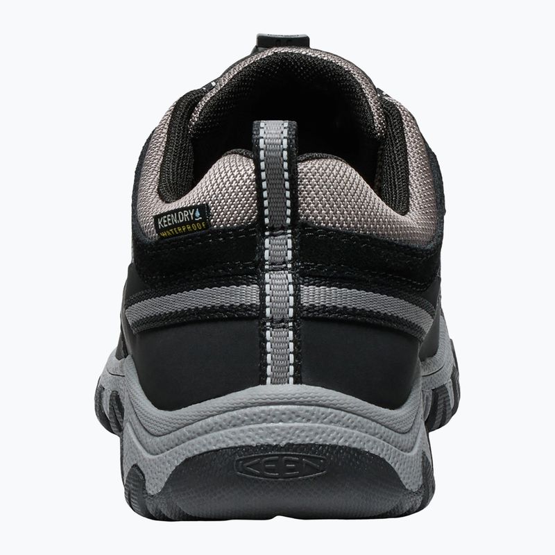 Încălțăminte de trekking pentru copii KEEN Targhee IV Low Waterproof black/steel grey 5