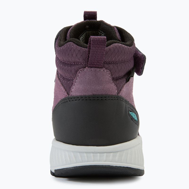 KEEN Skua Mid WP cizme de drumeție pentru copii negru plum/plum perfect 6