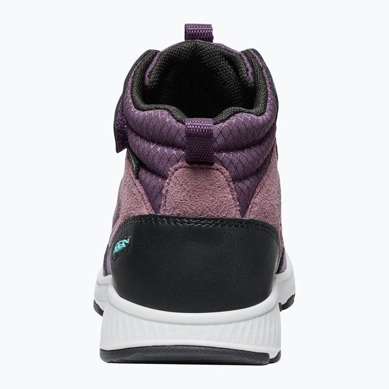 KEEN Skua Mid WP cizme de drumeție pentru copii negru plum/plum perfect 11