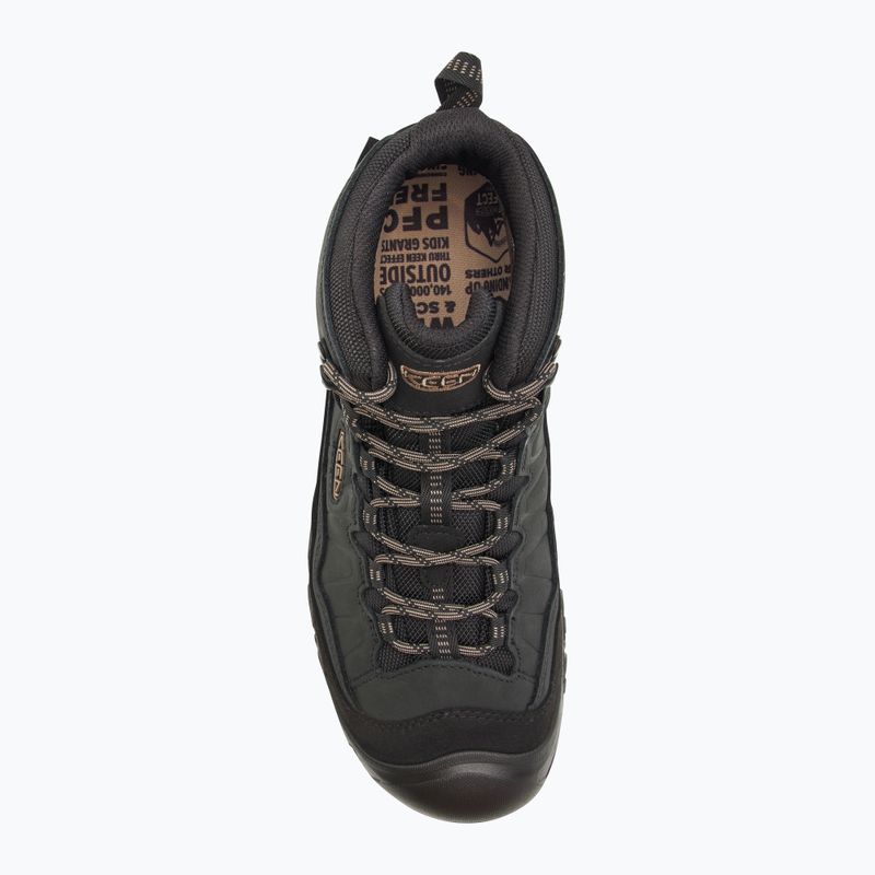 Încălțăminte de trekking pentru bărbați KEEN Targhee IV Mid WP triple black 5