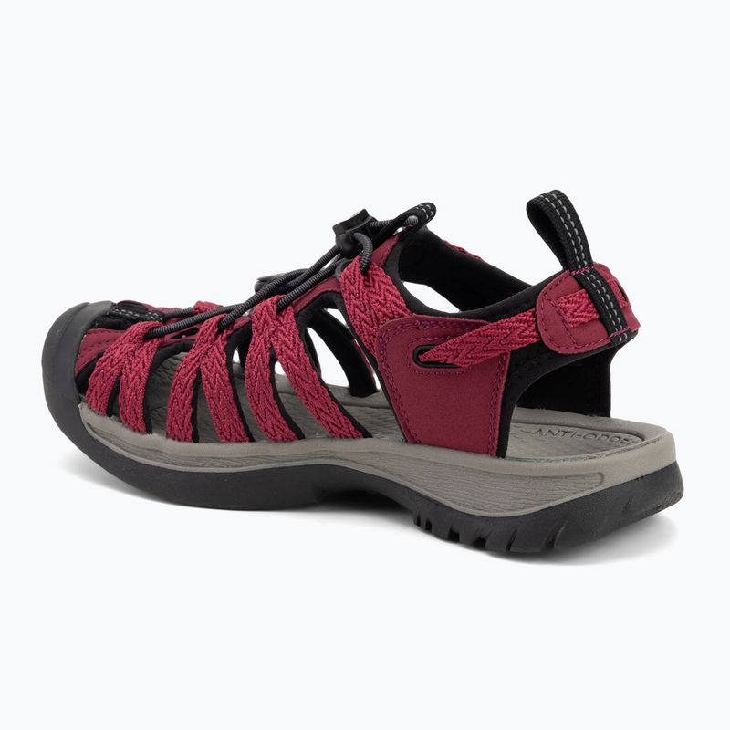 Sandale pentru femei KEEN Whisper beaujolais/ black 3