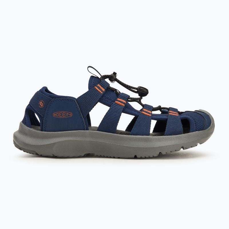 Sandale pentru bărbați KEEN Seanik H2 naval academy/ gold flame 2