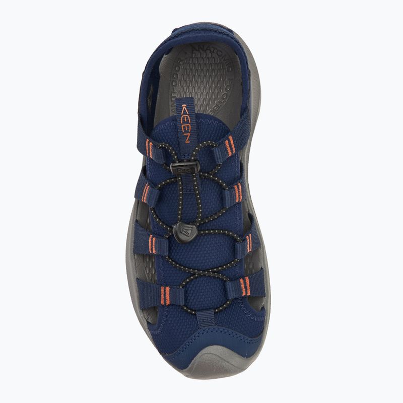 Sandale pentru bărbați KEEN Seanik H2 naval academy/ gold flame 5