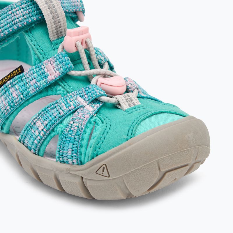 KEEN Seacamp II CNX sandale pentru copii aqua/giggle roz 7