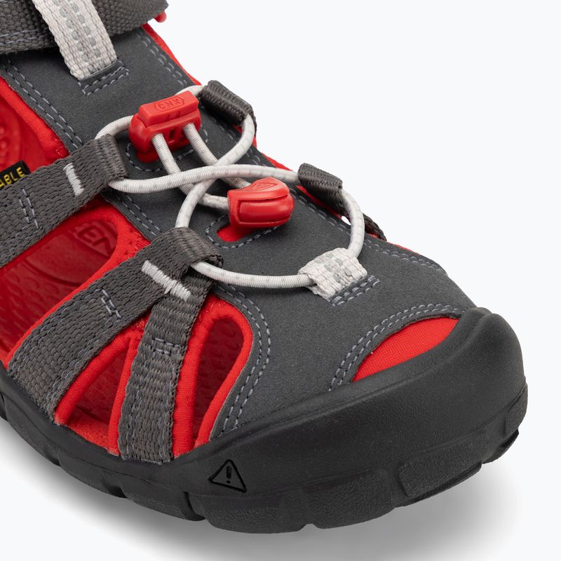 Sandale pentru juniori KEEN Seacamp II CNX magnet/ red carpet 7