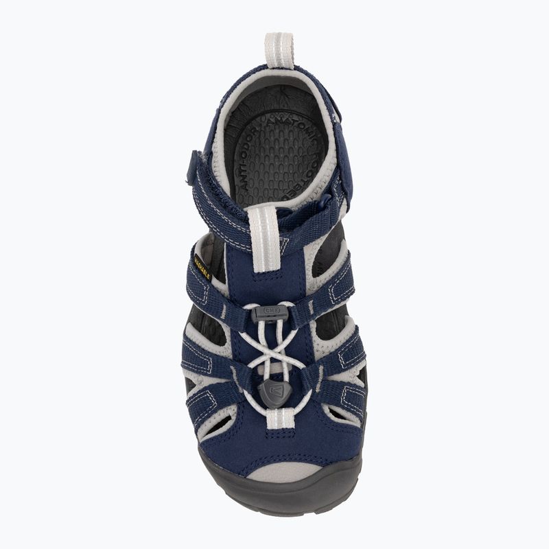 Sandale pentru juniori KEEN Seacamp II CNX naval academy/ drizzle 5