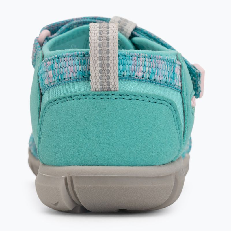 Sandale pentru juniori KEEN Seacamp II CNX bright aqua/giggle pink 6