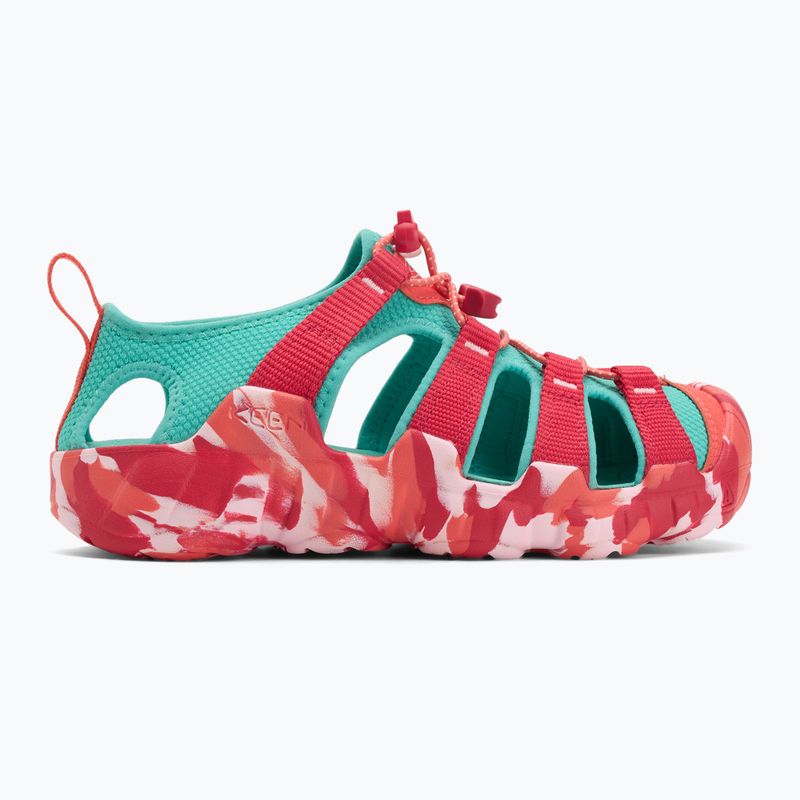 Sandale pentru copii KEEN Hyperport H2 raspberry/pool blue 2