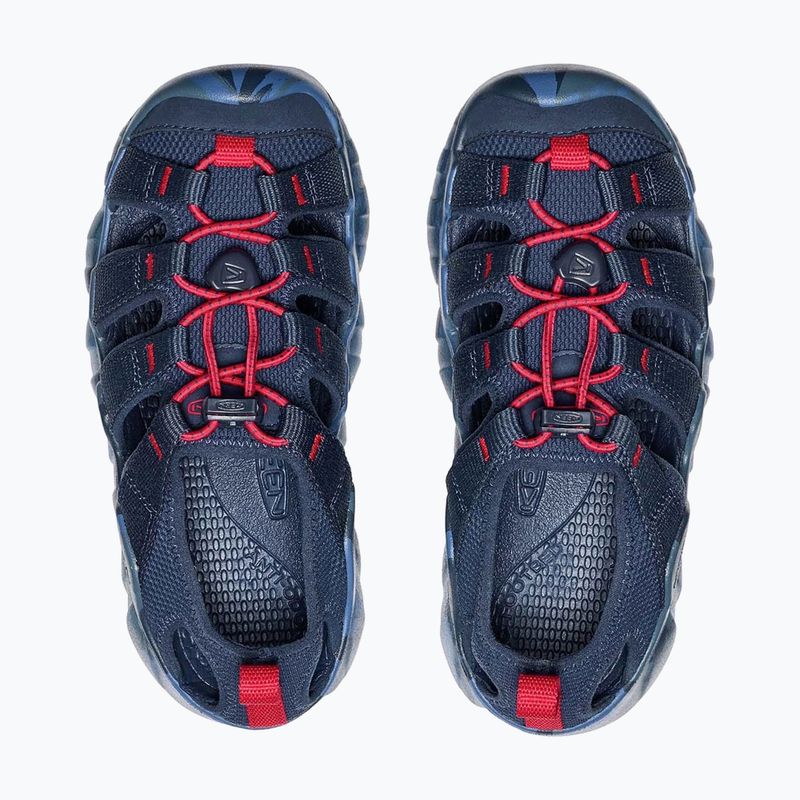 Sandale pentru copii KEEN Hyperport H2 naval academy/red carpet 5