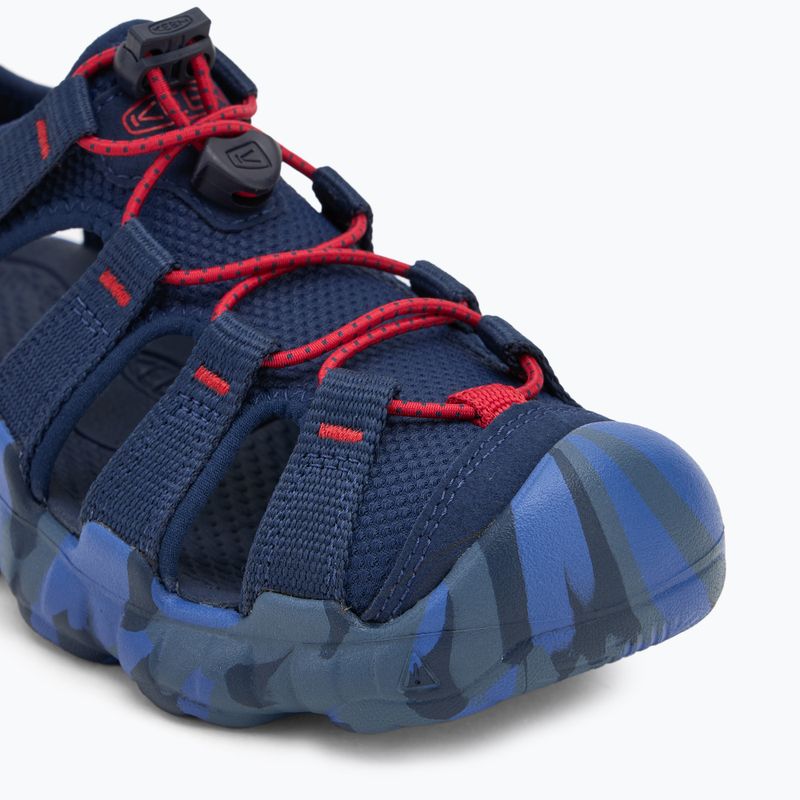 Sandale pentru copii KEEN Hyperport H2 naval academy/red carpet 7